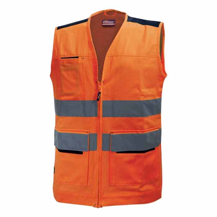 SMART+ – Gilet haute visibilité zippé à multiples poches