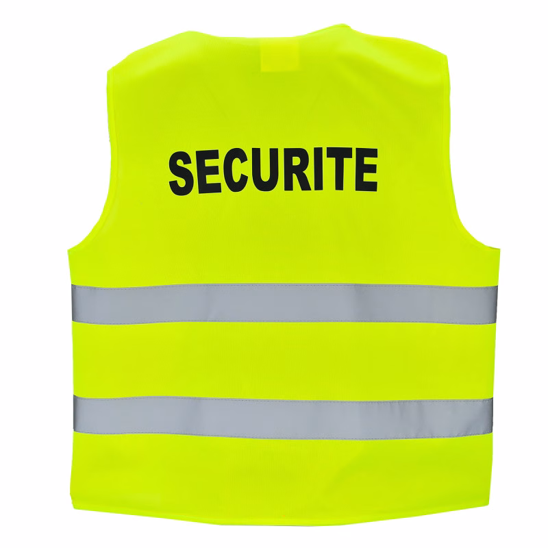 Gilet haute visibilité "Sécurité" – Merlin Textile – Image 4