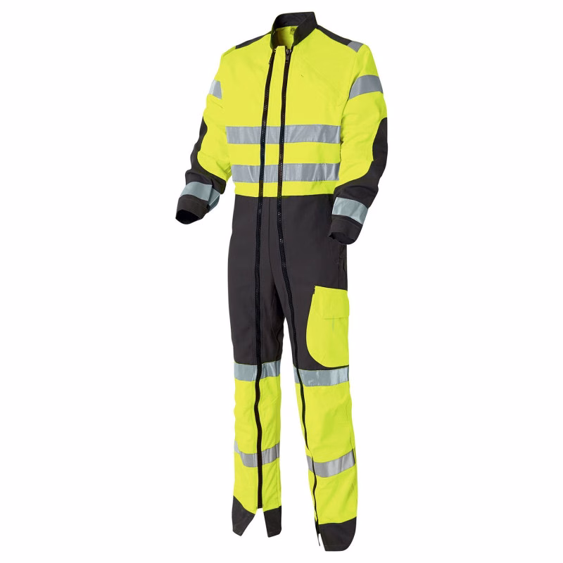 Combinaison haute visibilité 2 zips M TRAIL 2 – Merlin Textile Maroc – Image 2