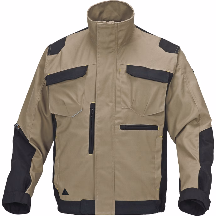Veste Mach5 2 – Beige/Noir – Confort et Durabilité – Merlin Textile