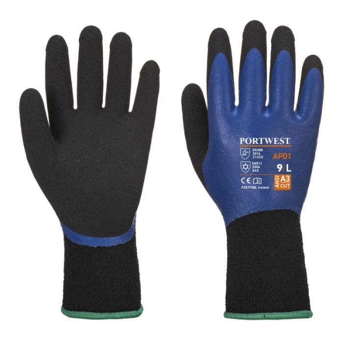 Gants anti-froid travail extérieur Thermo Pro, isolation thermique pour chantiers hivernaux