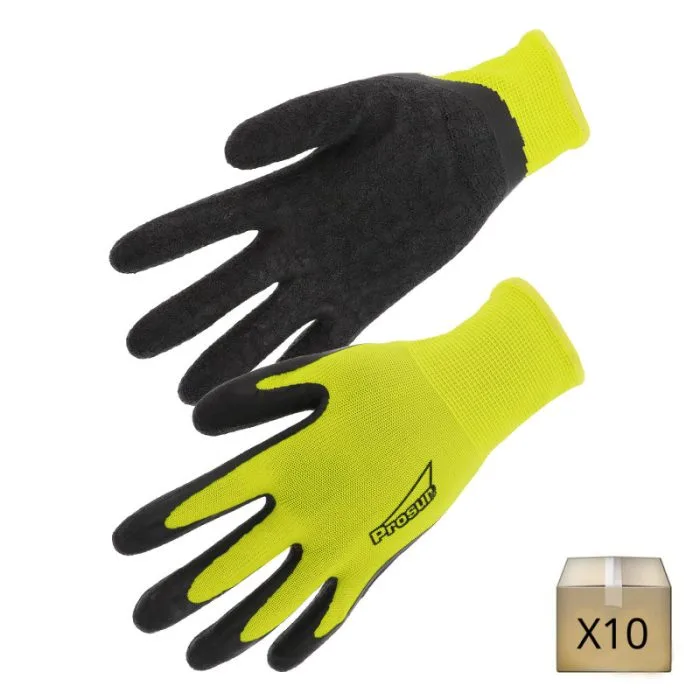 Gants manutention légère enduit latex pour une excelle