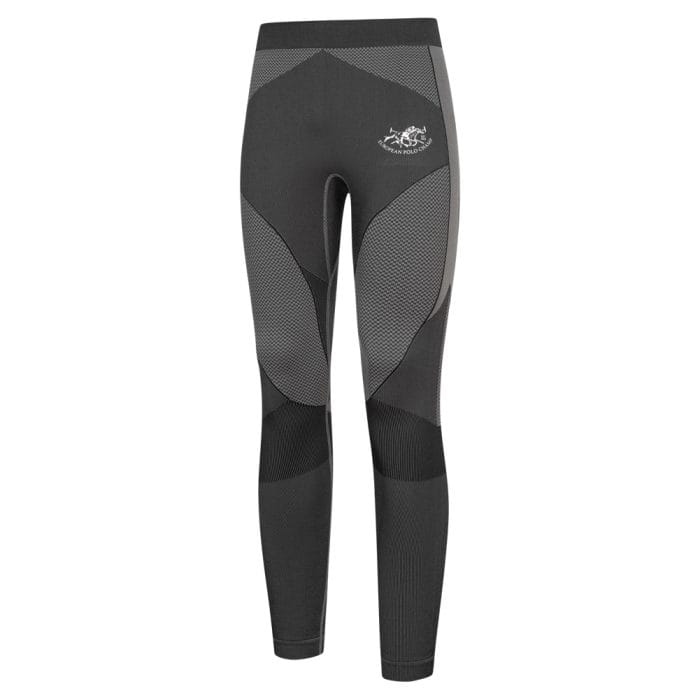 Pantalon thermique de performance pour homme, couleur anthracite, avec zones de compression techniques.