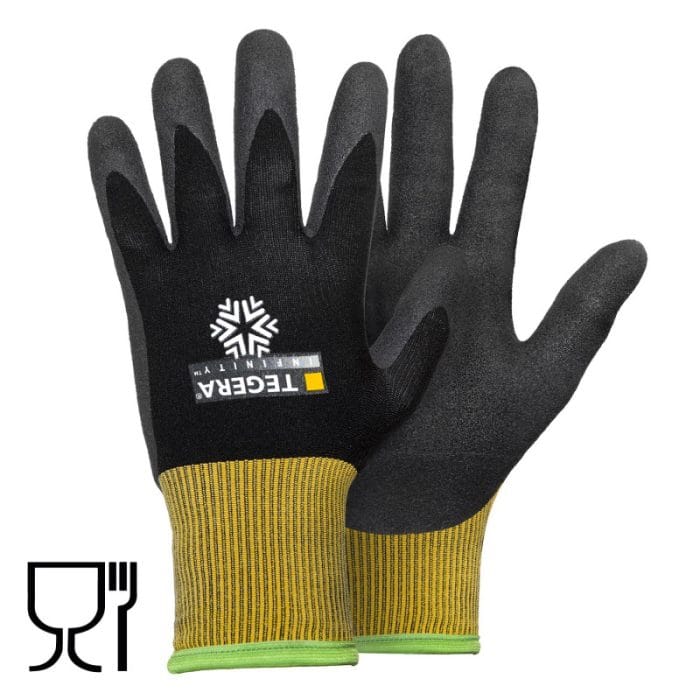 Gants travail hiver doublés polaire Merlin Textile, isolation contre le froid
